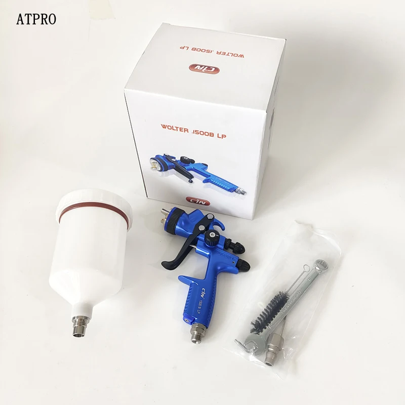 WOLTER 1500B 1.3MM Spray Gun Paint Gun Water Based Air Spray Gun Airbrush Professional