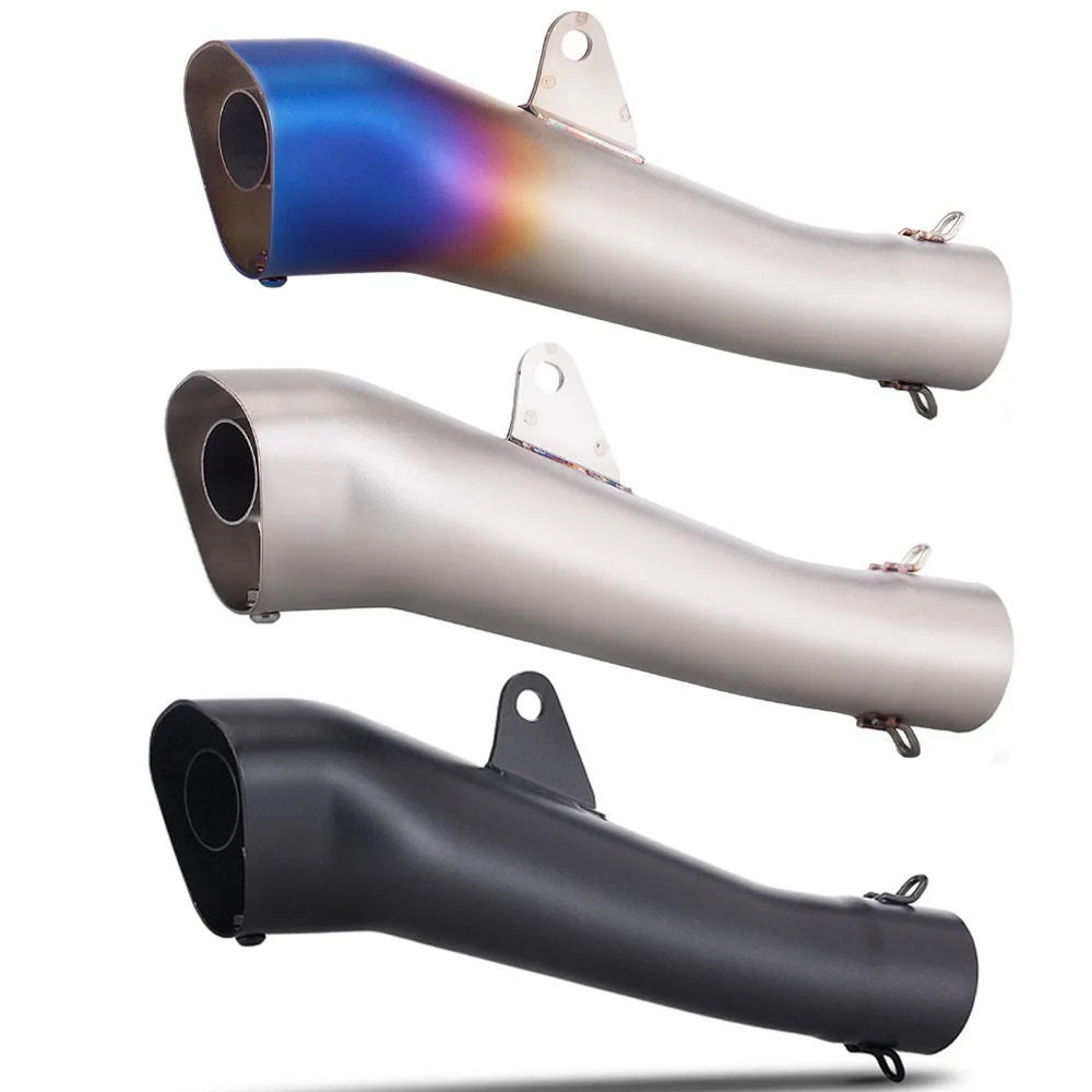 

Universal Motorcycle Exhaust Tail Pipe Muffler slip-on for GSXR150 GIXXER155 R25 MT15 CBR250RR CB300R Z125 NINJA250 300NK 450SR