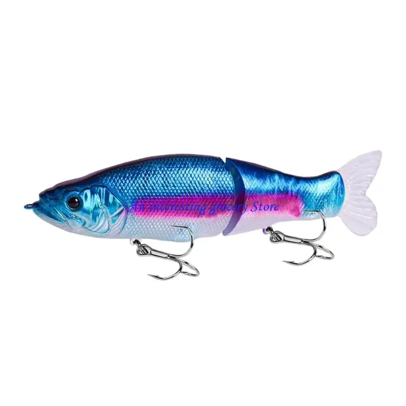 652D Multi Jointed Swimbaits Angelgerät Künstliche Harte Köder Schwimmköder 32g 135mm Langsam sinkender Angelköder mit Haken – Detail 8