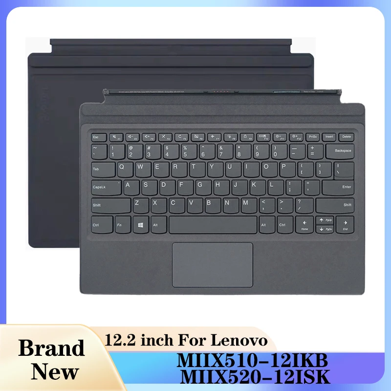 

Tablet Portable Backlight Magnetic Base External Keyboard Palmrest For Lenovo MIIX510 MIIX520 MIIX510-12IKB MIIX520-12ISK