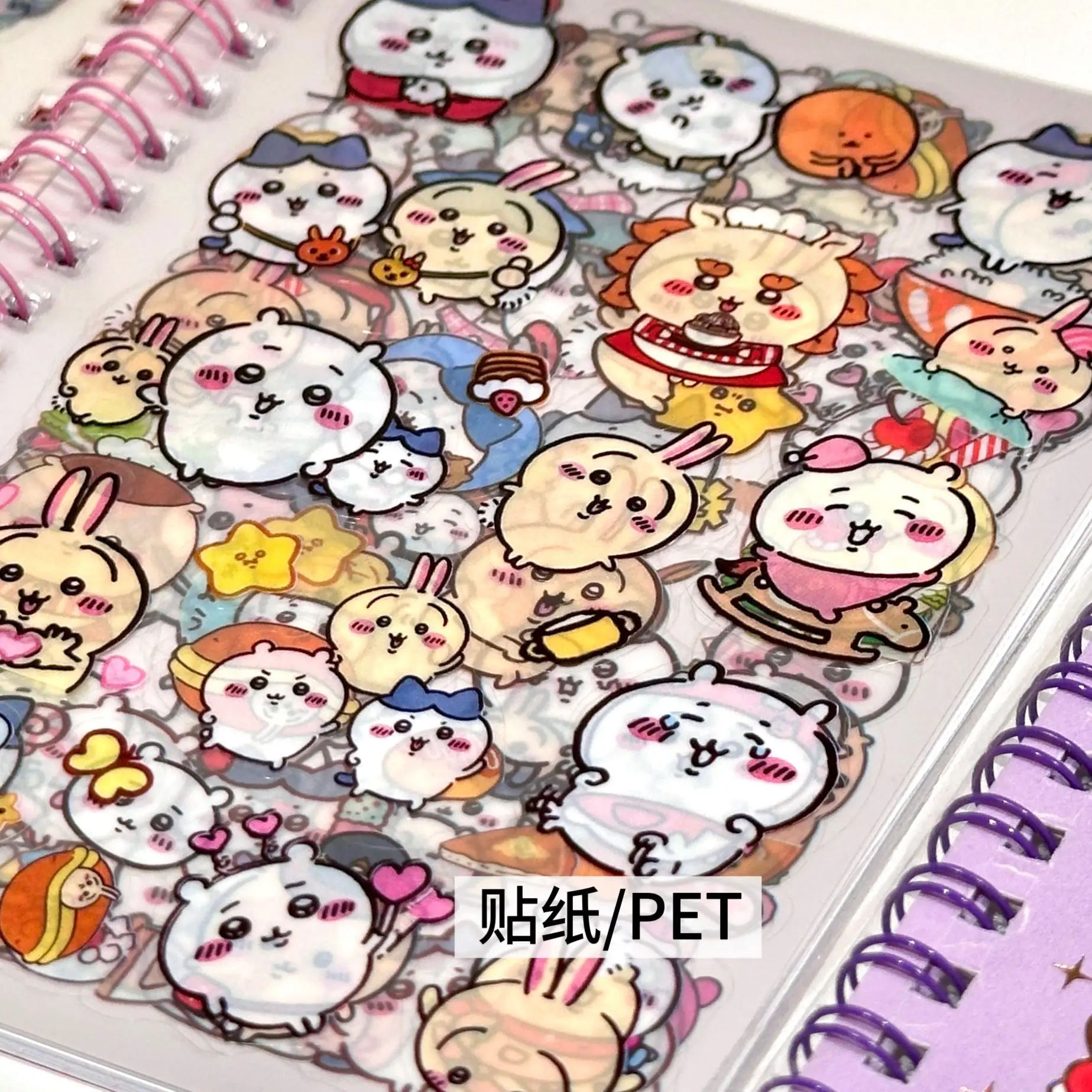 Niedliches Yiji Sticker-Notizbuch 3-in-1 Cartoon Hochwertige Aufkleber Tagebuch Planer mit lustigen Stickers für DIY-Schreibwaren – Detail 4