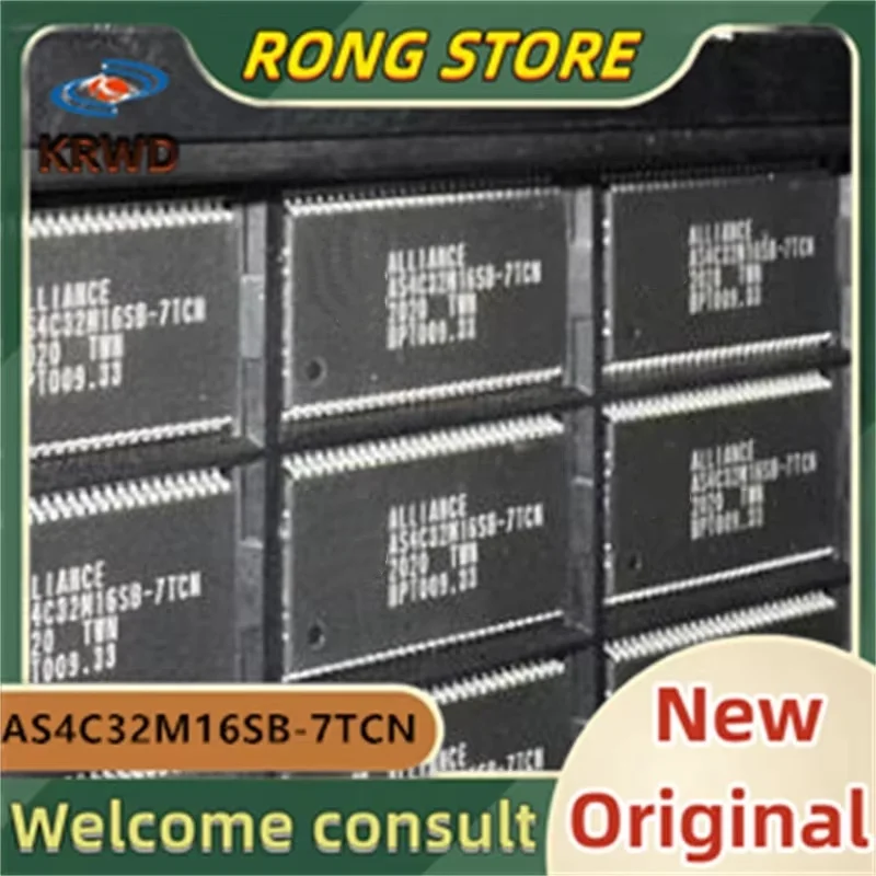 1PCS AS4C32M16SB-7TCN New and Original Chip IC AS4C32M16SB TSOP54 Memory chip