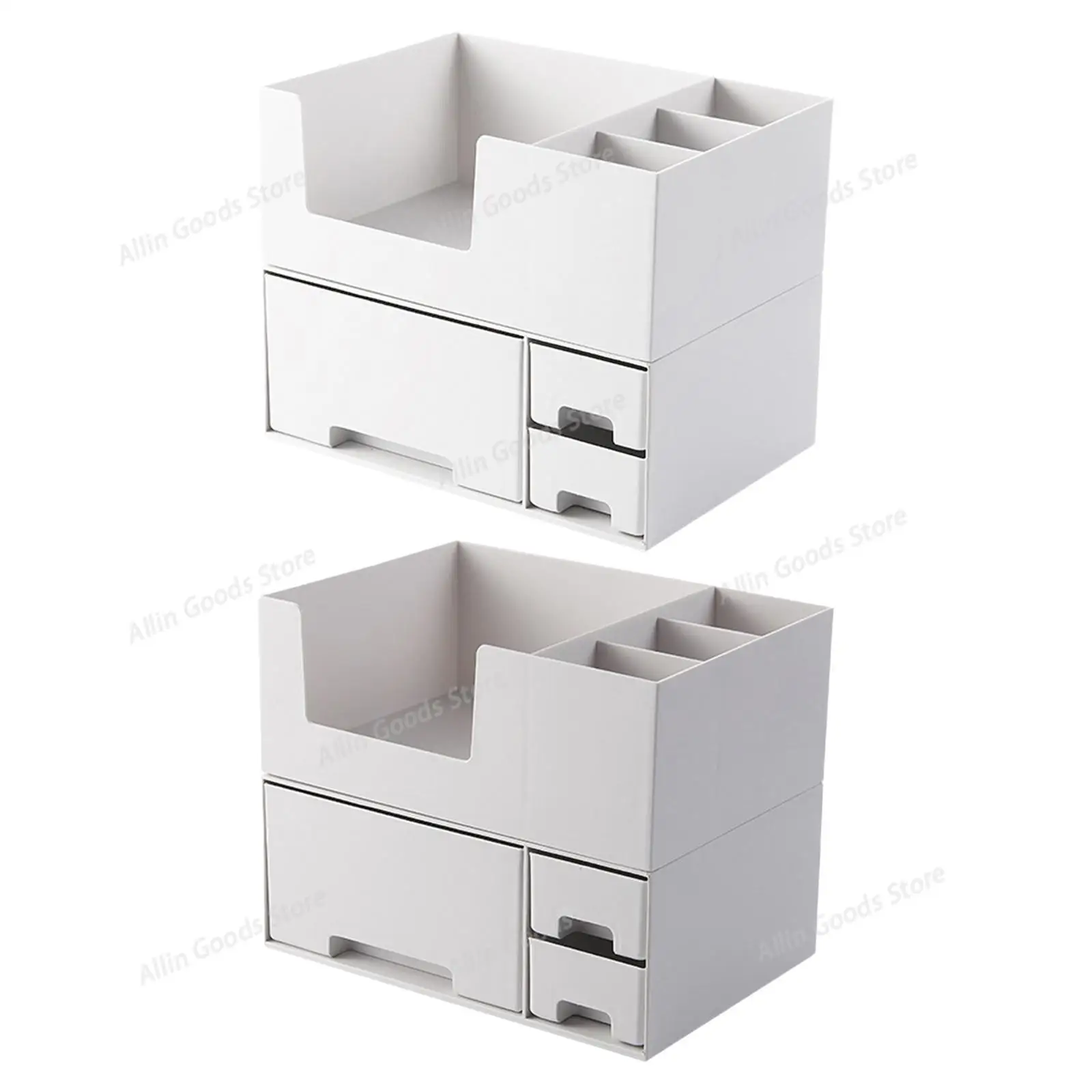 Makeup Storage Sturdy Shelf Multipurpose Cosmetic Storage Box Vanity Organizer for Nail Polish, Eyeshadow, Brush, Lipstick
