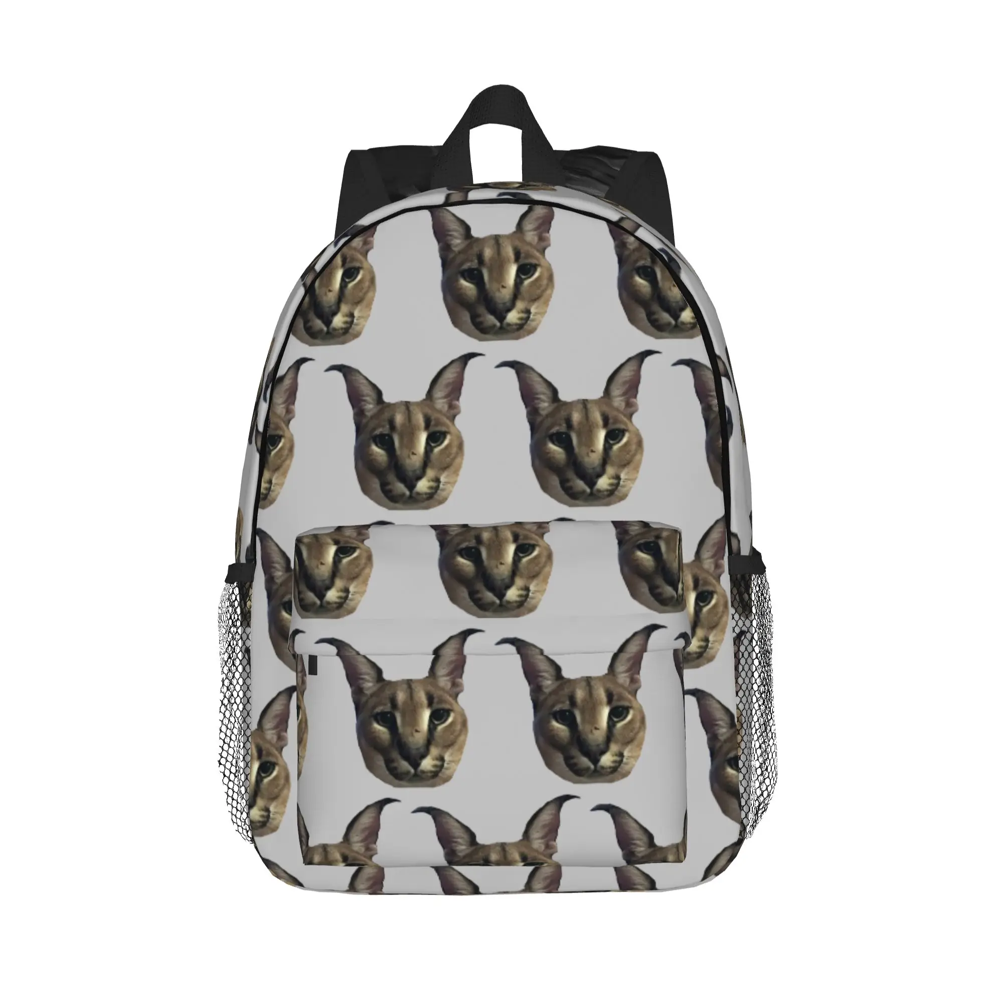 Big Floppa Animal Cat Backpack Hot Sale Daypack Large Capacity Boys Girls BookBag Shoulder Bags for Men Women School Bag
