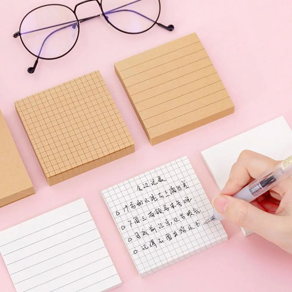 Bloc de notas en forma de lágrima, Mini Bloc de notas de papel para estudiantes, Plan no pegajoso, Bloc de notas adhesivas para mensajes, papelería creativa, P6Q8