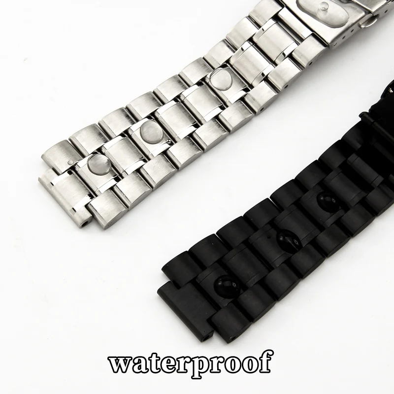 For Timex Tide Strap Tw2r55500 T2n720 T2n721 T2n739 Convex Watch Strap Watchband Belt16mm Solid Stainless Steel Watch Band