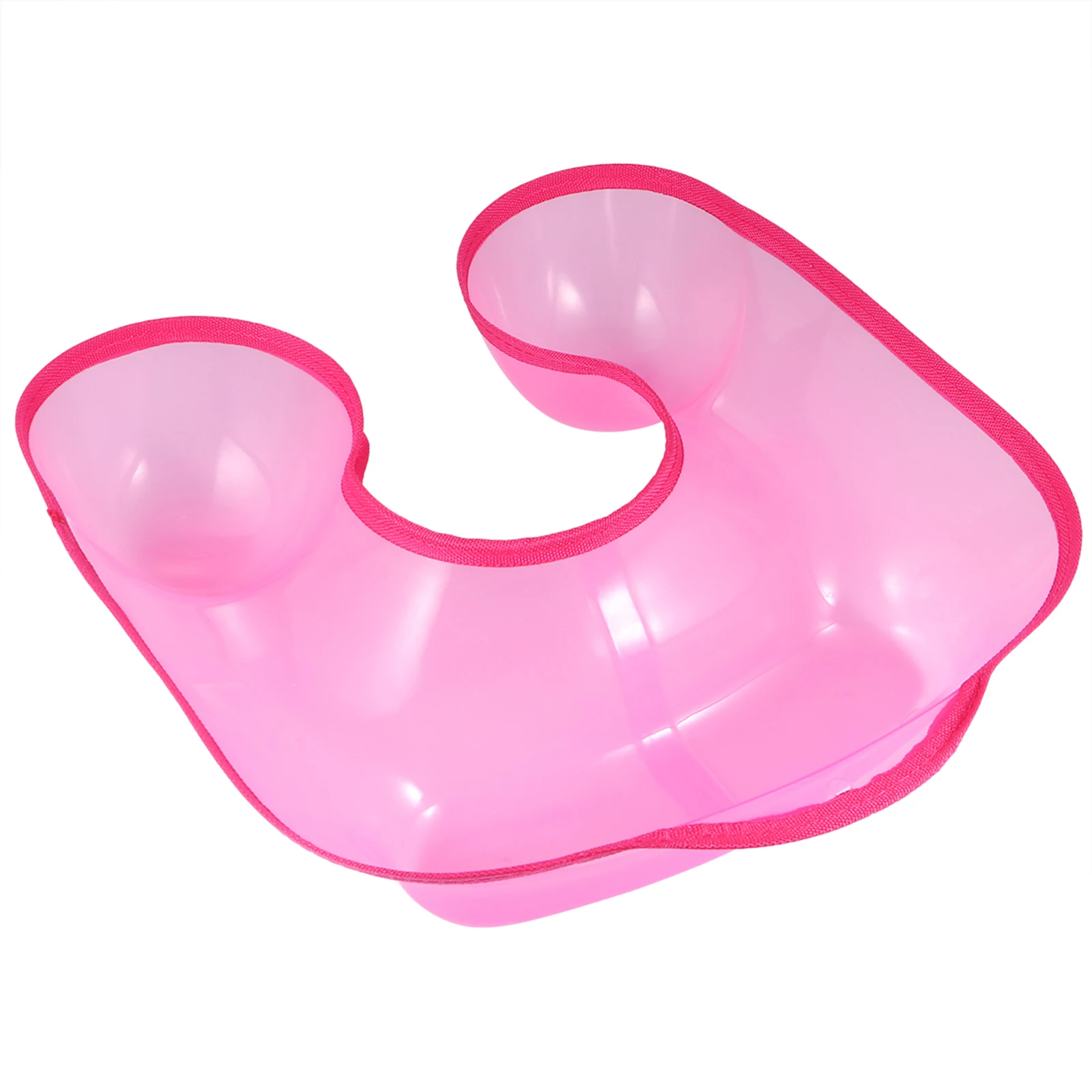 

Perm Medicine Sink Neck Tray Waterproof Plastic Shampoo Tool Coloring Salon Washing Trays Protect Clothes Hair Perm Tray