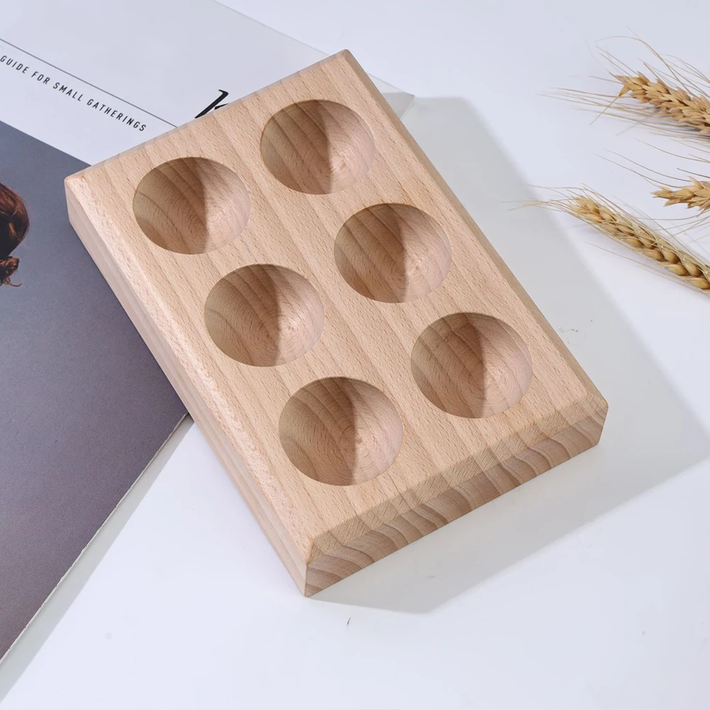 

Egg Tray Holder for Countertop Wood Platter Store and Serve Organizer Holders Storage Racks