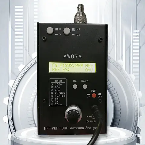 Ny Nano VNA-F V3 Nätverkskabeltestare Antennanalysator Strömnätsanalysator MF/HF/VHF/UHF/SHF Antennanalys 801 Scan Point 10 best sales antennanalysator - №10