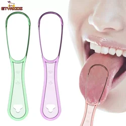 Tongue Scraper Cleaner Oral Cleaning Brush Reusable Adult Tongue Scraper Fresh Breath Hygiene Dental Oral Care Baby Toothbrush