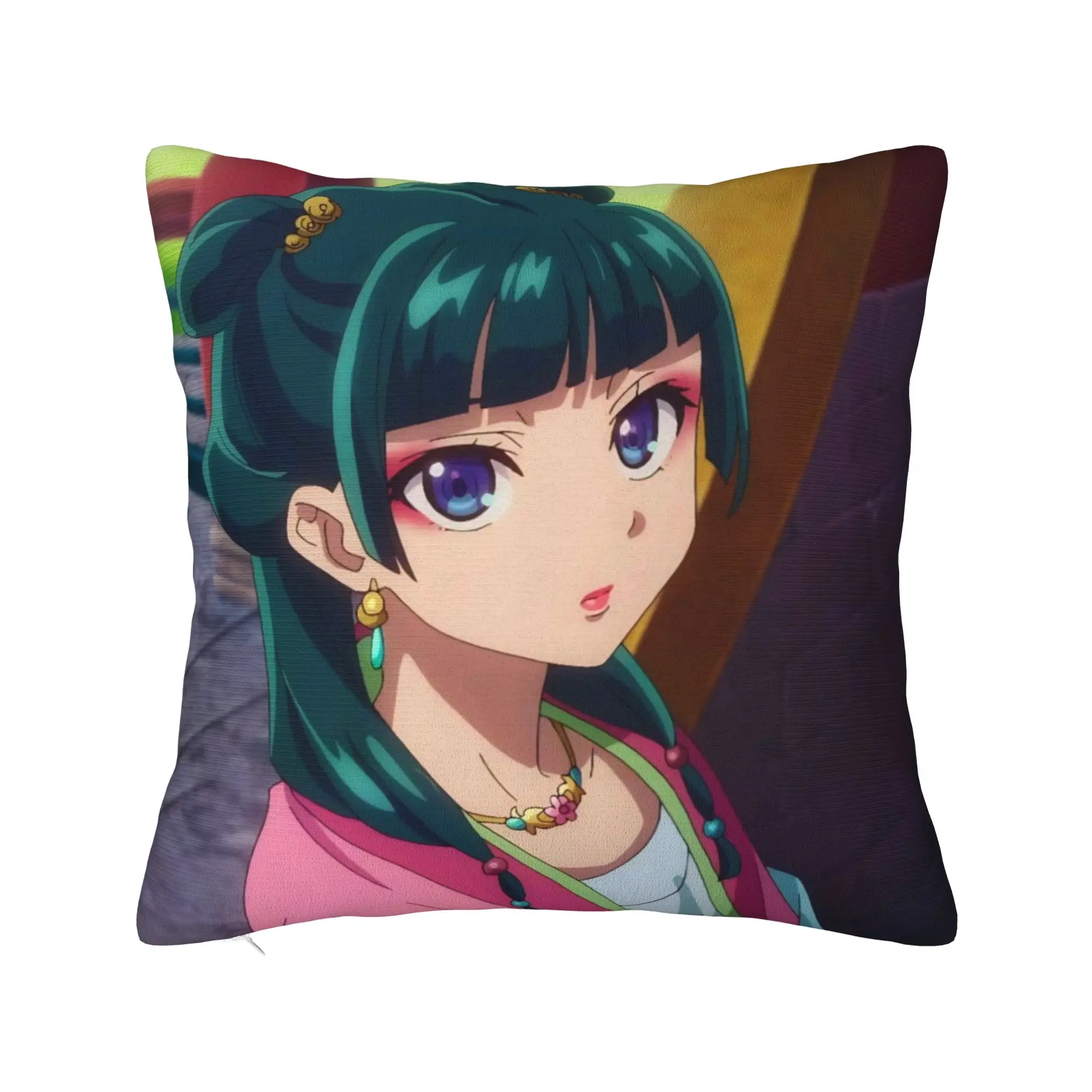 Decorative Pillowcases The Apothecary D-Diaries Maomao  Merch Home  Pillow Case Cover Zippered Multiple Sizes
