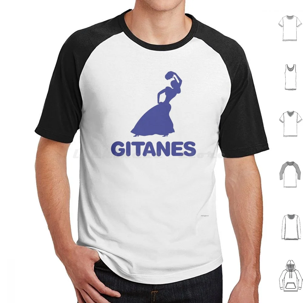 Camiseta vintage de los años 70 con estampado de Gitanes Gypsy Dancer Emblem-Ligier-Gainsbourg-Blue Print, camiseta de algodón 6xl, Ligier Gitanes Ligier