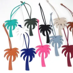 PU Leather Coconut Tree Bag Pendant Keychain Fashion Women Handbag Accessories Gift