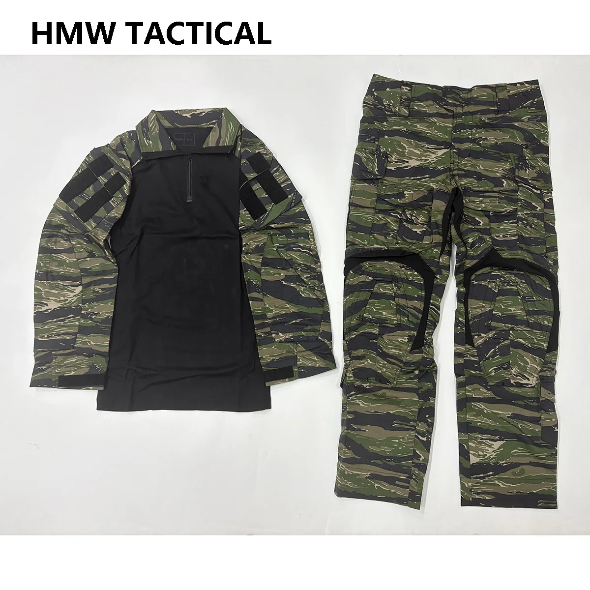 Hunting Tactics G3 Frog suit training suit, GEN3 Green Tiger Spot combat suit, including tactical top and pants for men