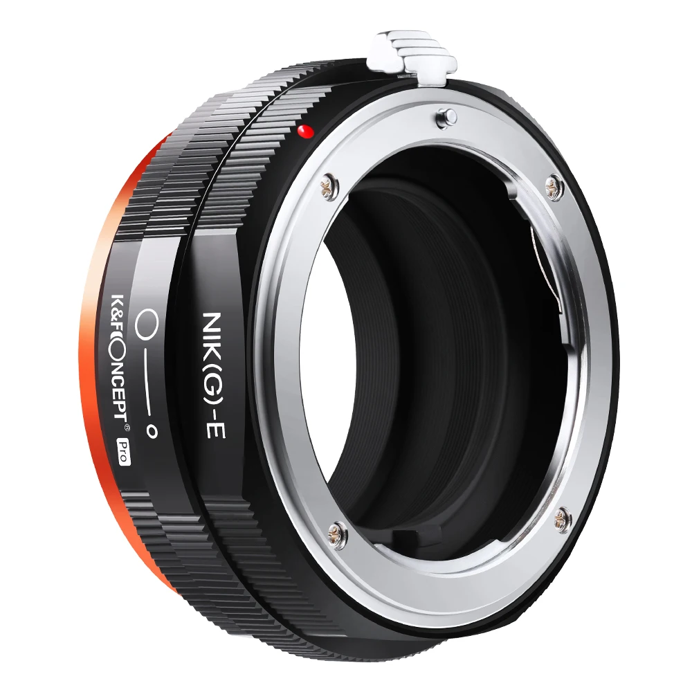 K&F Concept Lens Adapter Nikon G to Sony E Pro for Nikon G Mount Lens to Sony E a6000 a5000 A7C A7C2 A1 A7S A7R2 A73 A7R4 A7R5