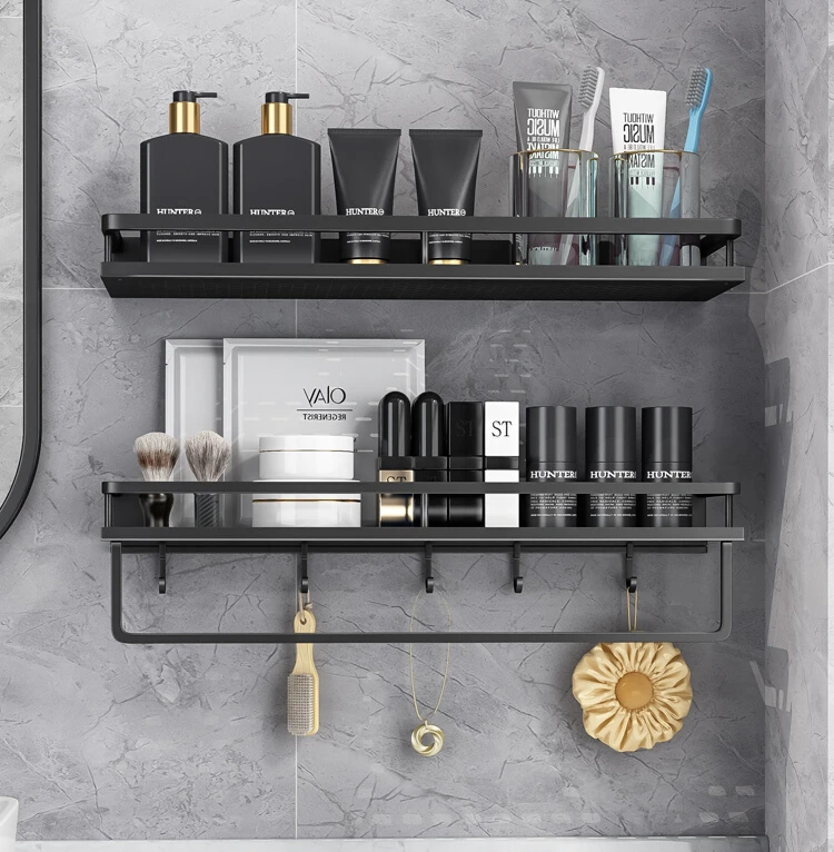 

Bathroom shelves, non-perforated wall shelves, toilets, washbasins