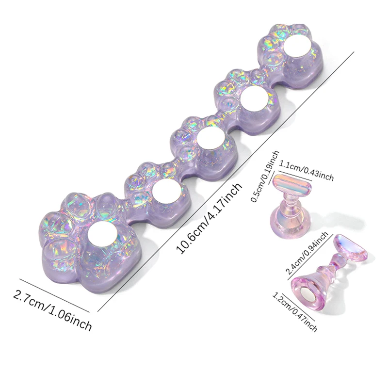 猫の爪,マニキュアツール,ディスプレイ,磁気ホルダー,圧力,オーロラ樹脂,ディスプレイ棚