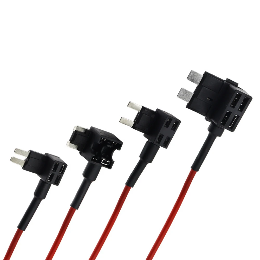 

10/30/50PCS Car Mini Fuse Box Circuit Adapter ATM Blade Fuse for Car Van Motorcycle RV Boat Tractor TAP Adapter