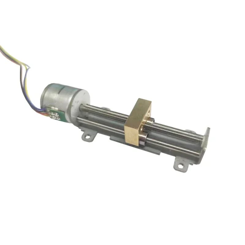 

M3 lead screw brass slider 20 mm linear stepper motor with linear bearings