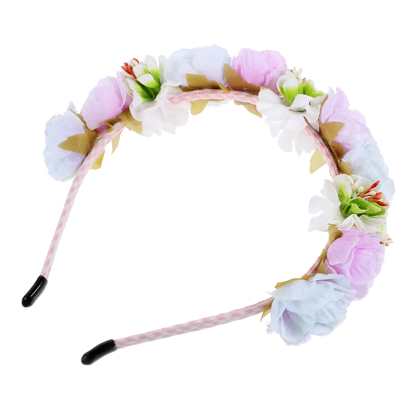 Diadema de flores, diademas florales para el pelo, tocado de coronas de hadas para mujer, Kit de tela, decoraciones para fiestas infantiles