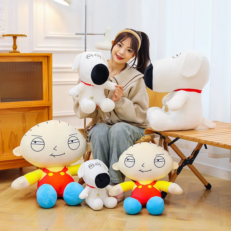 

New Family Guy Stewie Griffin Brian Griffin Plush Toy Soft Stuffed Anime Figure Doll Collectible Kids Gift Plushies