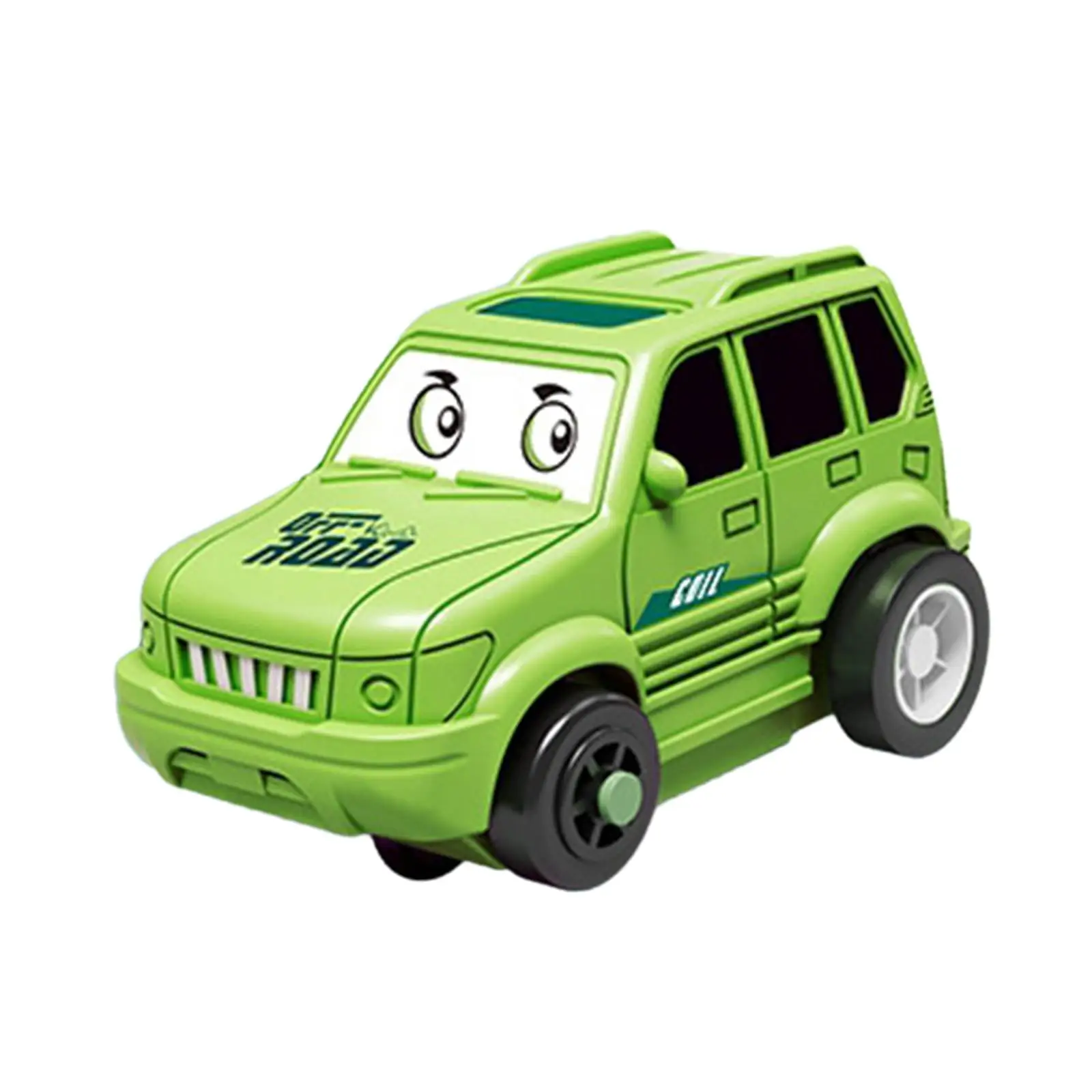 Kids Race Car Track Puzzle Toy with Electric Rail and Colorful Cartoon Design for Toddler Motor Skills Learning Fun