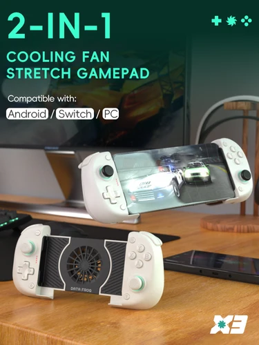 Imagen 2 del producto Controlador inalámbrico DATA FROG X3 para controlador de juego Android para Samsung Galaxy para PUBG móvil para interruptor/interruptor OLED