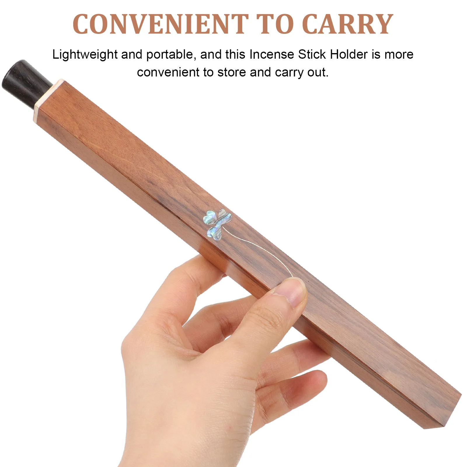 

Wooden Holder Portable Stick Container Storage Tube Compact For Home Gift Use Holders Wooden Incense Tube Incense Storage Box