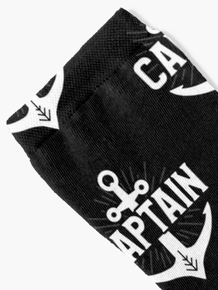 Cute Captain Anchor I Am The Captain of This Boat Socks football loose Socks Women's Men's