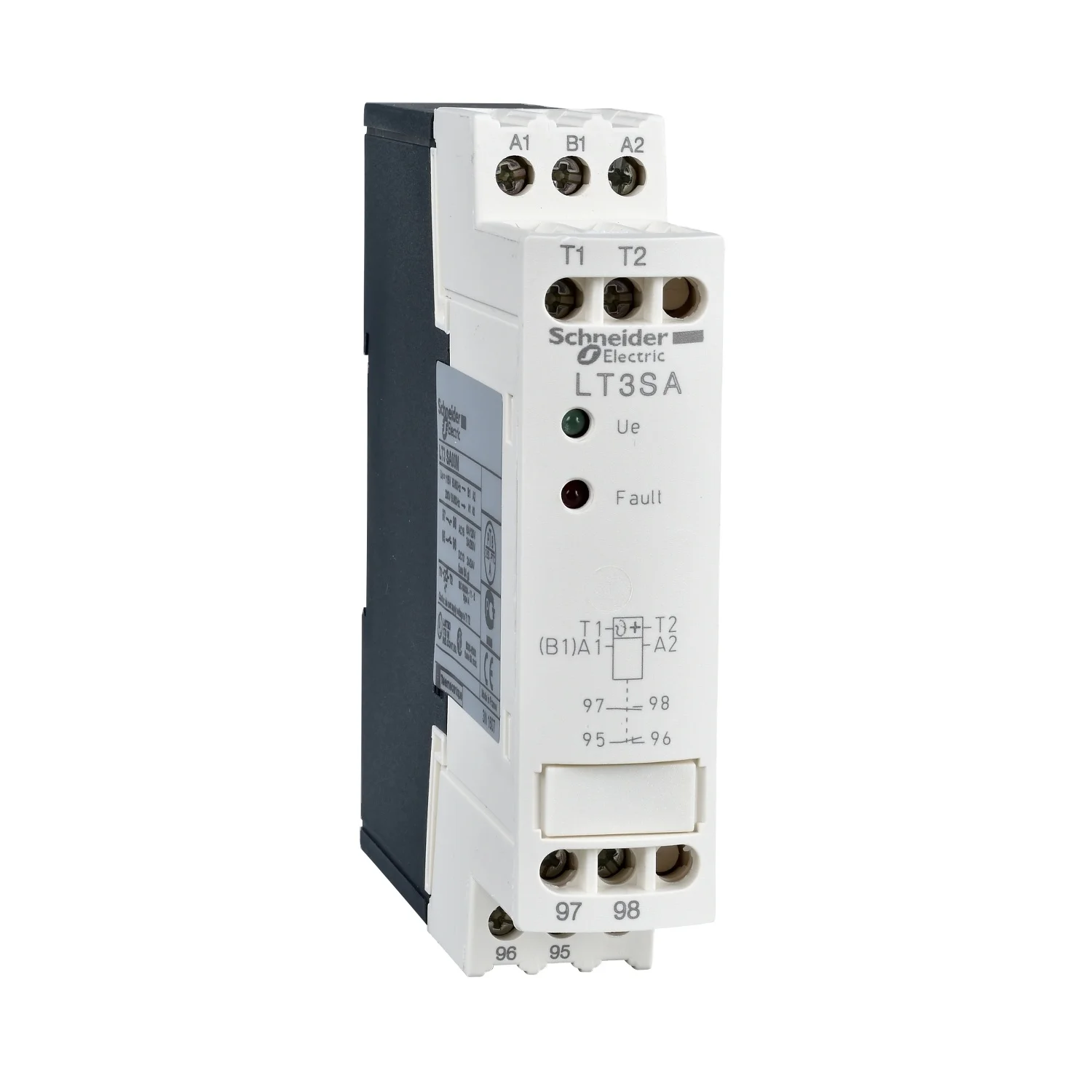 PTC probe relay TeSys - LT3 with automatic reset - 24...230 V - 2 OC  LT3SA00MW