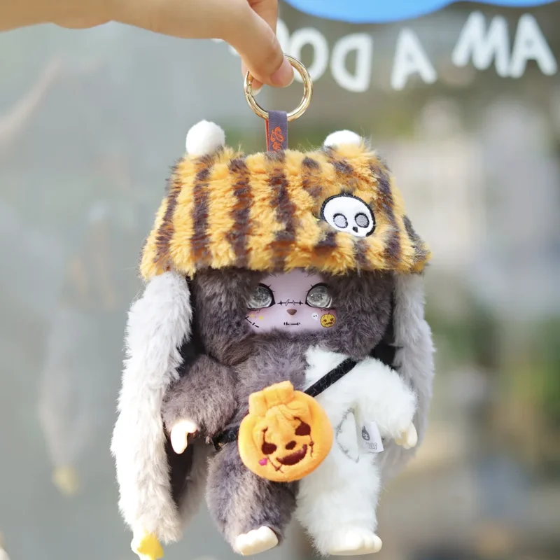 Lokiki Trick Or Treat Series Vinyl Gezicht Pluche Hangers Blind Box Halloween Limited Edition Poppen Speelgoed Decoratie Verrassingscadeau