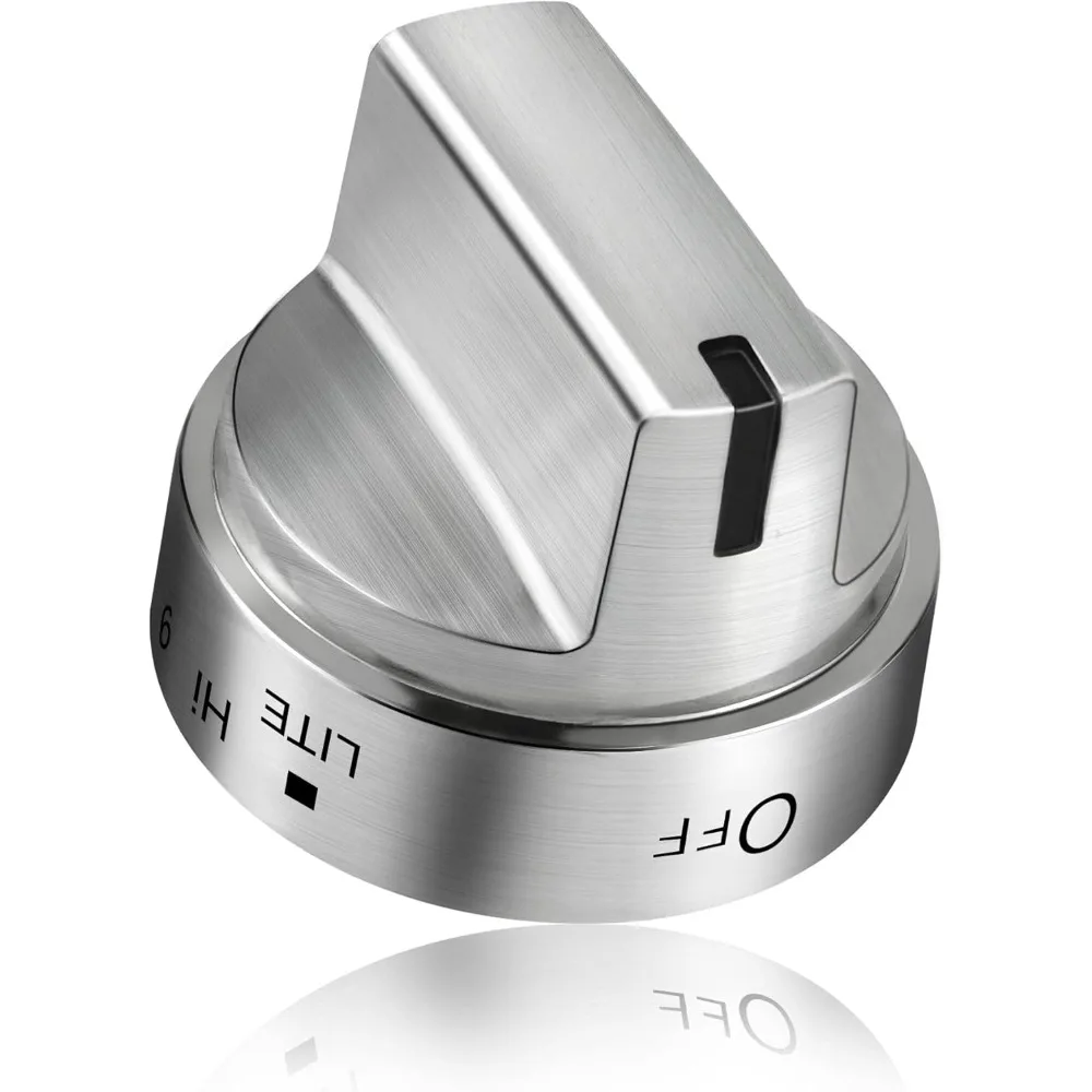 

Stainless Steel WB03X24818 Gas Stove Knob Replacement for PS11729081 AP5989029 Stove Replacement Knobs for Ge Stove Knob