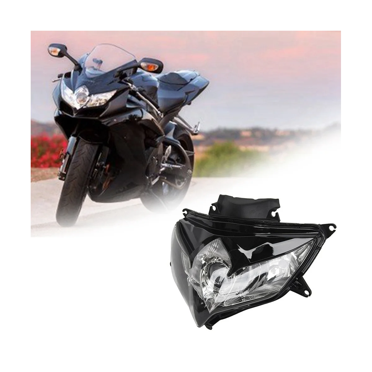 

Headlight Headlight Assembly Motorcycle Headlight Headlight for GSXR 600 750 K8 2008-2010