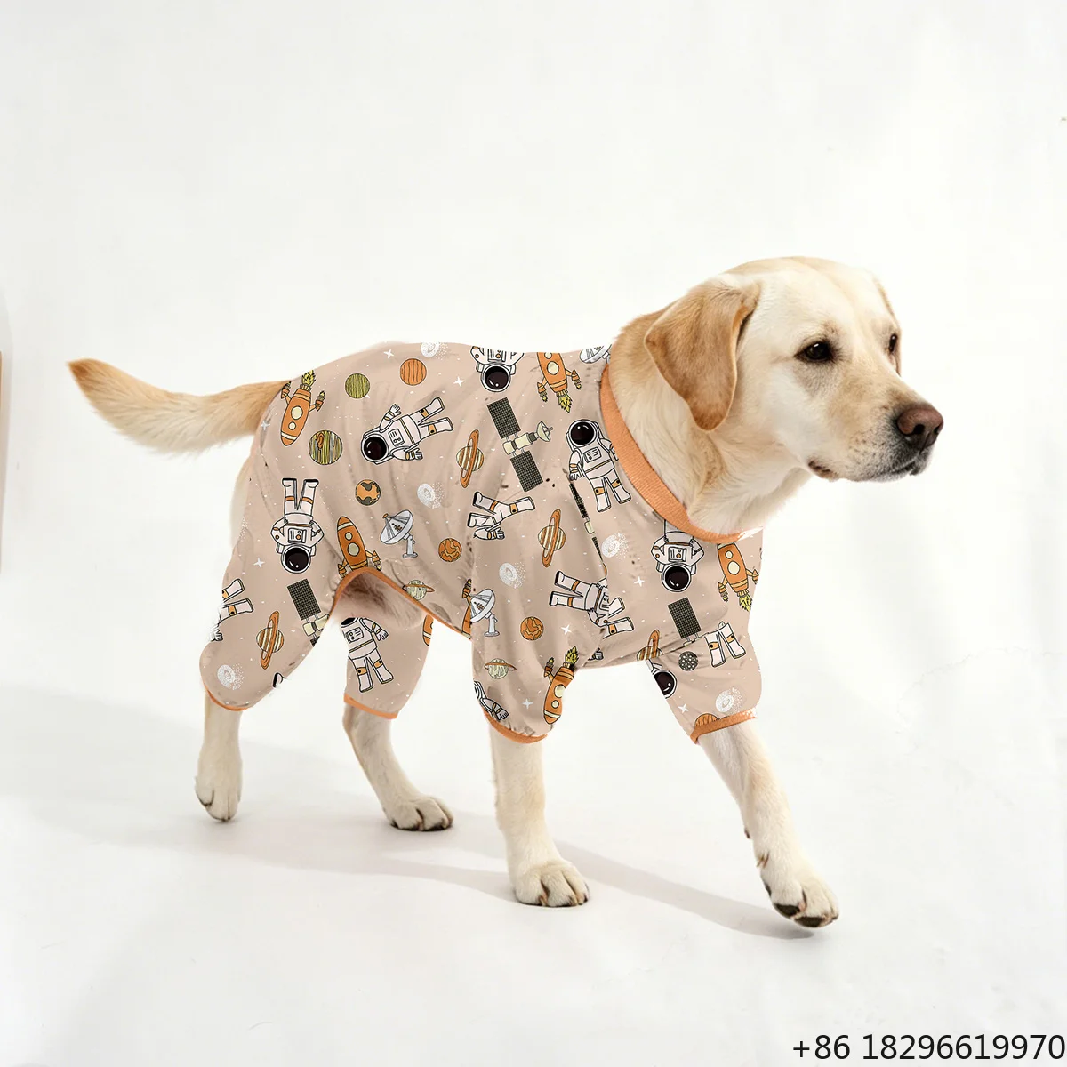 Cotton Sports Hoodie Spring Autumn Warm Casual Color Matching Dog Clothes