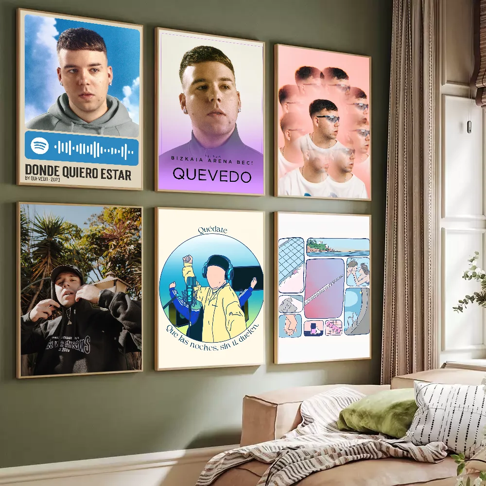 Rapper Quevedo Columbia Poster Prints Artwork festival Bedroom Club living room Home Deco