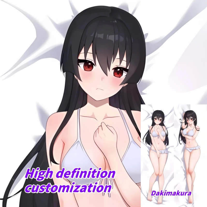 

Dakimakura Anime Pillow Case Akame ga Kill! Akame Double-sided Print Of Life-size Body Pillowcase Gifts Can be Customized