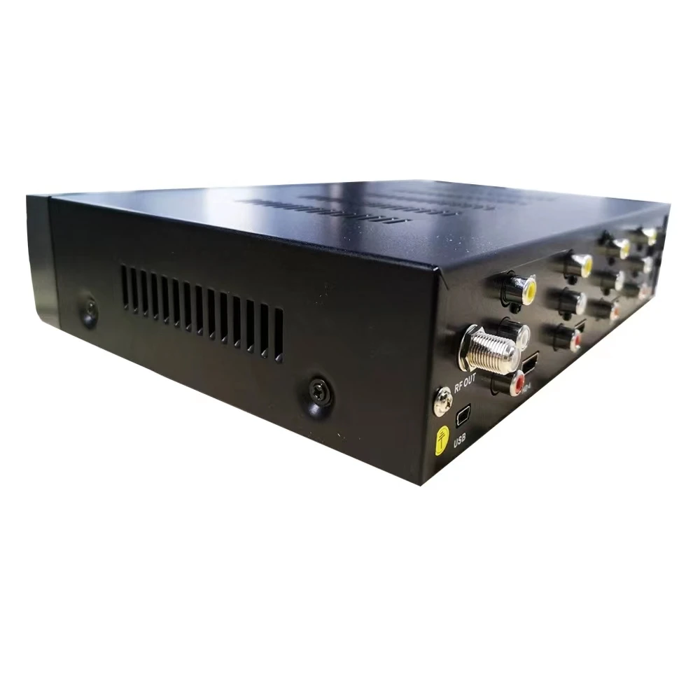 4 Channel Hdmi AV to RF DVB-T DVB-C ISDBT  rf Modulator 1920x1080P Cable TV video HD encoder  Modulator