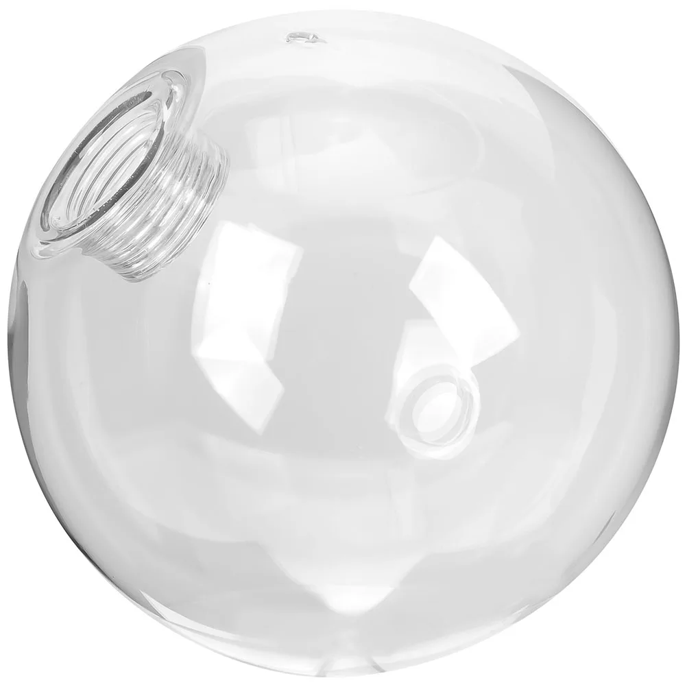 Glass Lampshade Clear Rounded Light Cover Globe Socket Sphere Globes Transparent