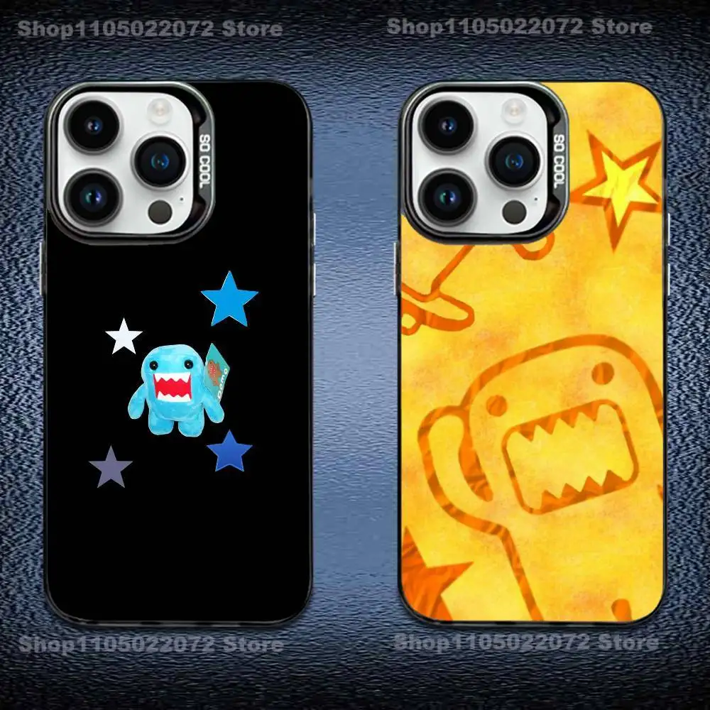 

Cool Cute Domo-kun Phone Case For iPhone 17,16e,16,ProMax,15,14,Plus,13,12,Mini,11,Pro Matte Colored Silver Luxury Cover