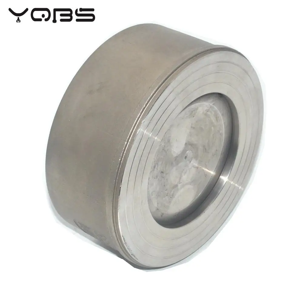 YQBS DN15 - DN200 stainless Steel Wafer Check Valve  Silica Sol Process Lifting type One Way Valve SS304