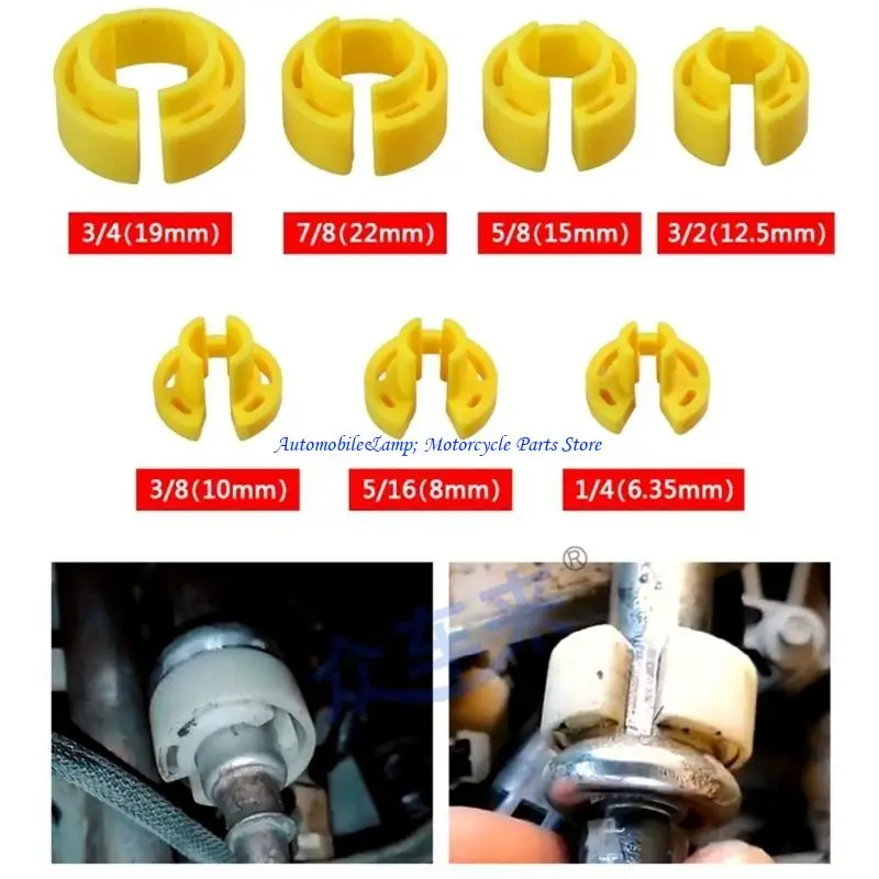 

H7BD 16Pcs Auto Air Conditioner Hose Quick Disconnect Release Tool Repair Tool Set