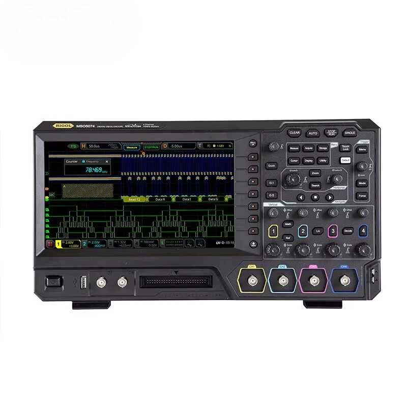 

Digital Oscilloscope RIGOL MSO5074 70/100MHz 2/4 Channel Oscilloscope With Real-Time Sampling Technology Phone Repair Device