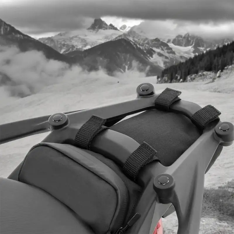 

Motorcycle Accessories Integrated Tail Rack and Dustproof Tool Bag for V4 Models