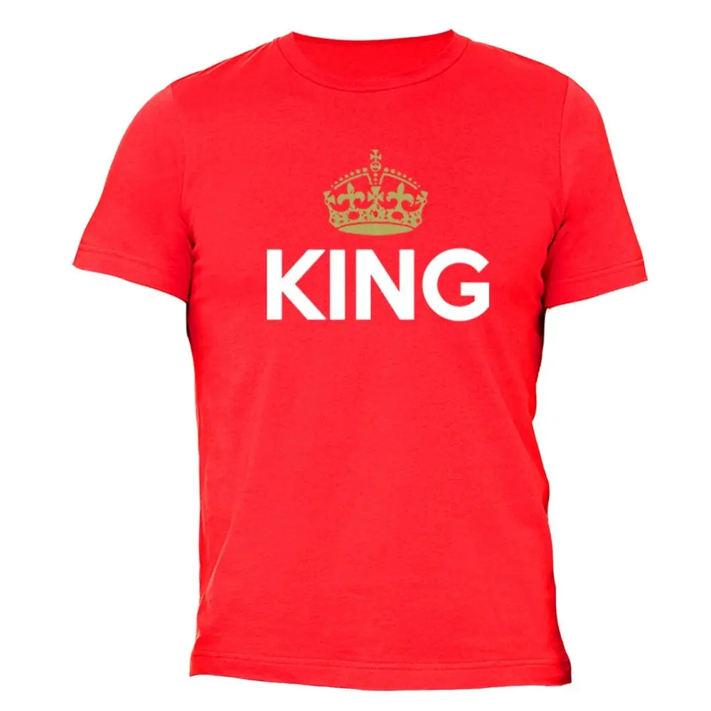 Father's Day Gift Tshirt King Crown Gold Matching Dad T-shirt Daddy Husband Unisex T-shirts For Men Women