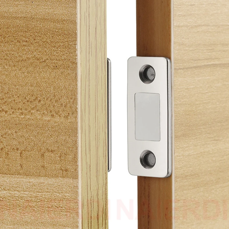1SET Penutup Pintu Tersembunyi dengan Sekrup Magnetik Kabinet Menangkap Magnet Pintu Berhenti untuk Lemari Lemari Mebel Perangkat Keras