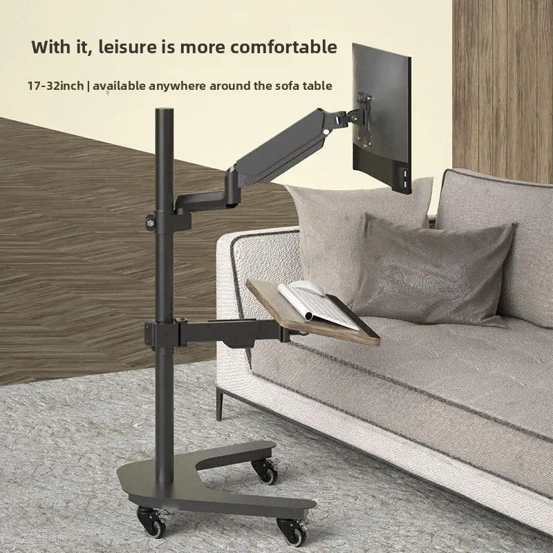 Bracket, computer monitor, robotic arm, lazy table, suspended mobile multi-function workbench, lifting and lowering, e-sports
