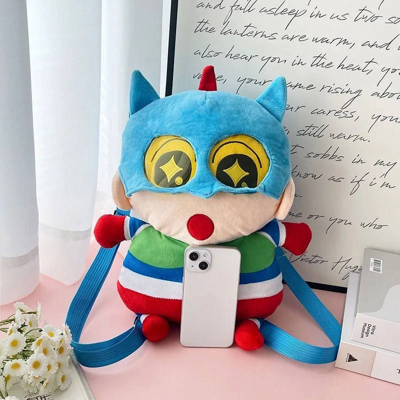 MINISO карандаш Шин Чан динамический Супермен милый рюкзак дорожный мультяшный кукольный рюкзак студенческий школьный рюкзак детский подарок на день рождения