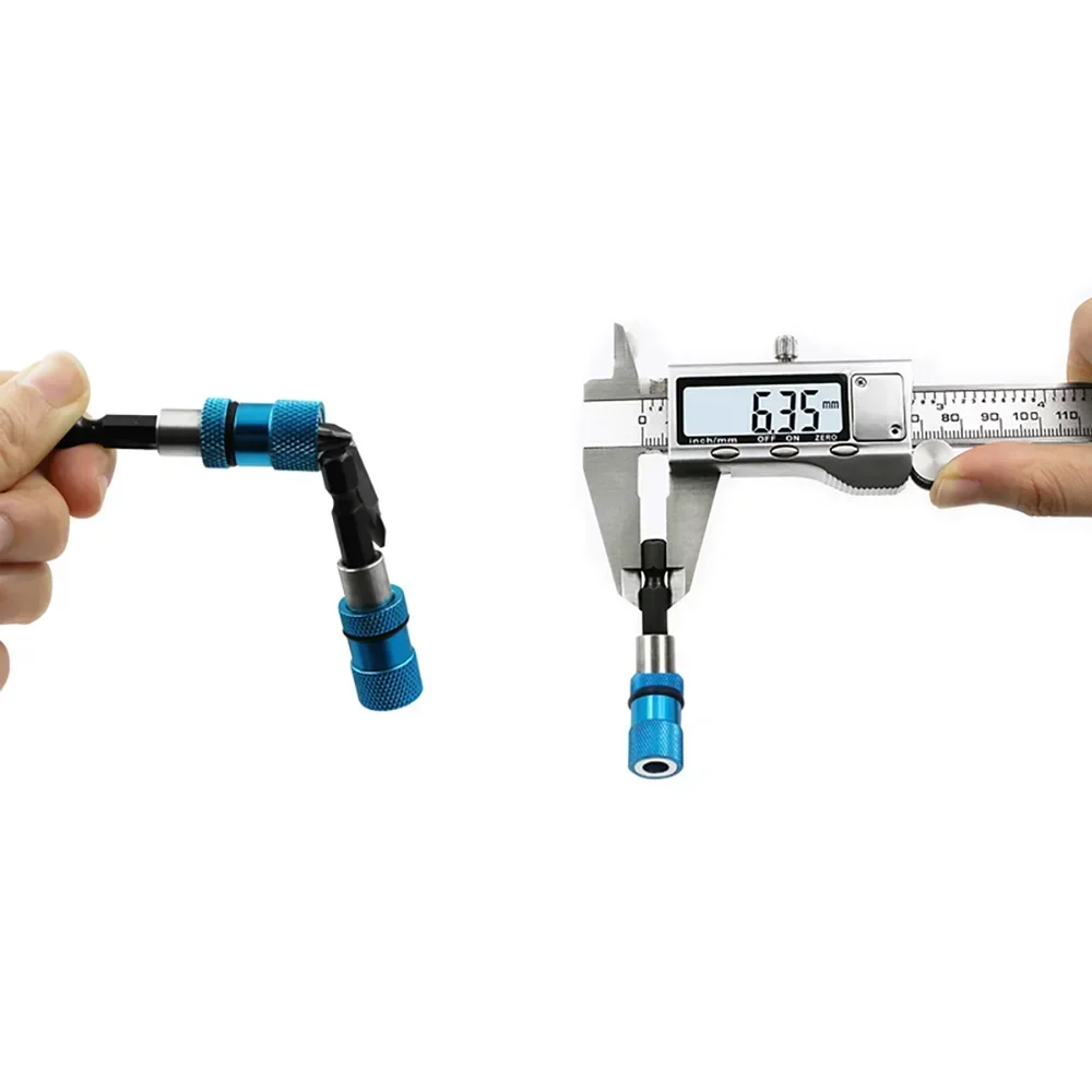 1/4 بوصة عرافة عرقوب المغناطيسي دريوال المسمار بت حامل الحفر المسمار تعديل مسامير عمق بت حامل لأداة المفكات #3