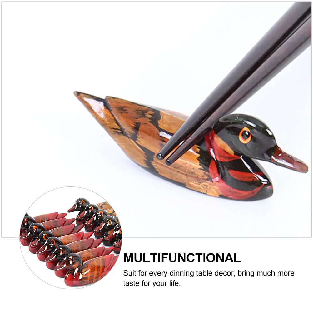 

20pcs Creative Resin Chopstick Rest Holder For Kitchen Dining Tableware Supplies Elegant Spoon Forks Stand Decor