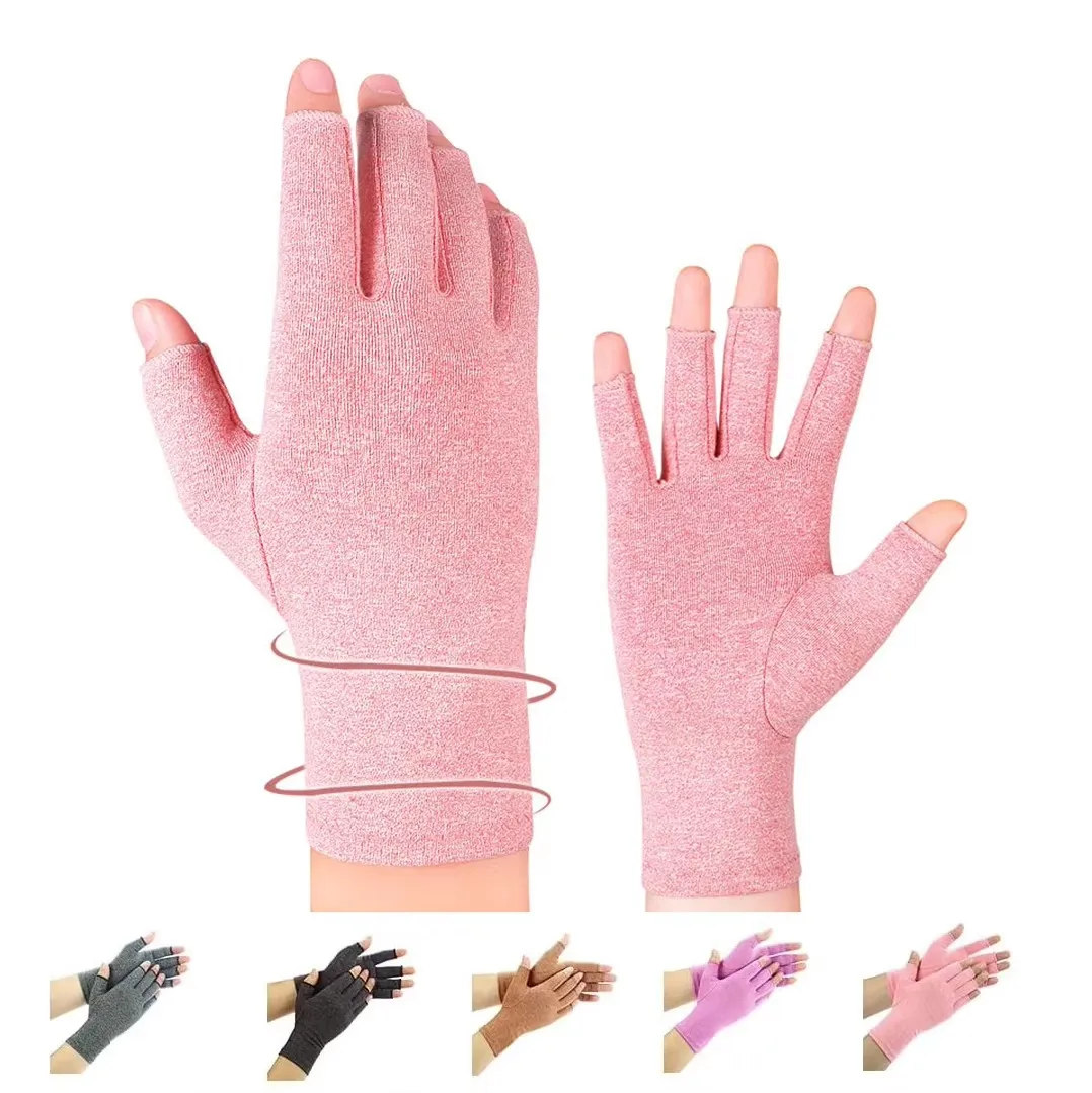 Compression Arthritis Gloves Cotton Joint Pain Relief Wrist Support Hand Brace Women Men Therapy Wristband Compression Gloves